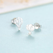 Load image into Gallery viewer, 925 Sterling Silver Simple Creative Hot Air Balloon Stud Earrings