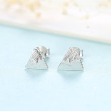 Load image into Gallery viewer, 925 Sterling Silver Simple Creative Mountain Stud Earrings