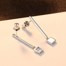 Load image into Gallery viewer, 925 Sterling Silver Fashion Simple Long Geometric Earrings