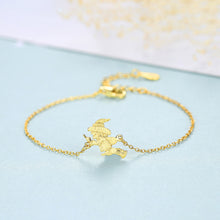 Load image into Gallery viewer, 925 Sterling Silver Plated Gold Simple Creative Witch Bracelet