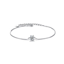 Load image into Gallery viewer, 925 Sterling Silver Fashion Simple Geometric Cubic Zirconia Bracelet