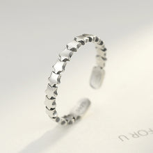 Load image into Gallery viewer, 925 Sterling Silver Fashion Simple Star Adjustable Open Ring