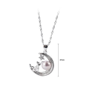 [Special for Cat Lovers❤️] Pearl Pendant with Necklace, Bracelet & Adjustable Ring