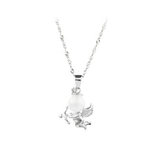 Load image into Gallery viewer, 925 Sterling Silver Fashion Creative Cupid Angel White Freshwater Pearl Pendant with Necklace