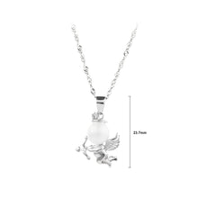 Load image into Gallery viewer, 925 Sterling Silver Fashion Creative Cupid Angel White Freshwater Pearl Pendant with Necklace