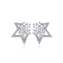 Load image into Gallery viewer, Fashion Bright Star Stud Earrings with Cubic Zirconia