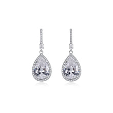 Load image into Gallery viewer, Fashion Bright Geometric Water Drop Earrings with Cubic Zirconia