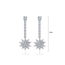 Load image into Gallery viewer, Fashion Simple Star Earrings with Cubic Zirconia