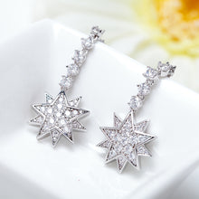 Load image into Gallery viewer, Fashion Simple Star Earrings with Cubic Zirconia