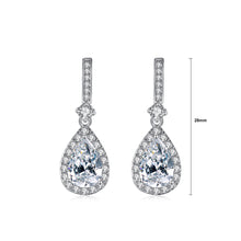 Load image into Gallery viewer, Fashion and Elegant Geometric Water Drop-shaped Cubic Zirconia Earrings