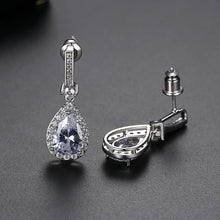 Load image into Gallery viewer, Fashion and Elegant Geometric Water Drop-shaped Cubic Zirconia Earrings