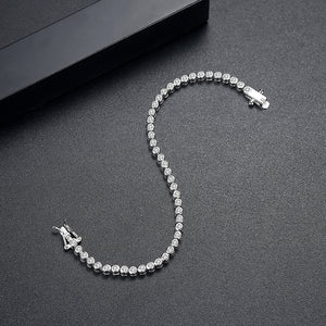 Simple Fashion Geometric Round Bead Zircon Bracelet