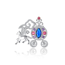 Load image into Gallery viewer, Fashion Creative Pumpkin Cat Brooch with Colorful Cubic Zirconia