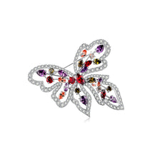Load image into Gallery viewer, Fashion and Elegant Butterfly Brooch with Colorful Cubic Zirconia