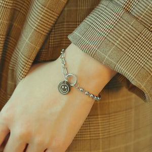 Fashion Simple Geometric Round 316L Stainless Steel Bracelet