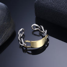Load image into Gallery viewer, 925 Sterling Silver Fashion Simple Geometric Adjustable Open Ring