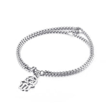 Load image into Gallery viewer, Fashion Creative Devil Hand 316L Stainless Steel Double Bracelet