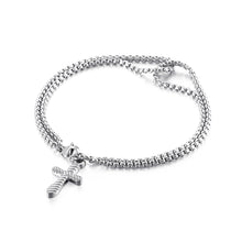 Load image into Gallery viewer, Fashion Simple Cross 316L Stainless Steel Double Bracelet