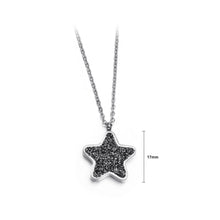 Load image into Gallery viewer, Fashion Simple Star 316L Stainless Steel Pendant with Cubic Zirconia and Necklace