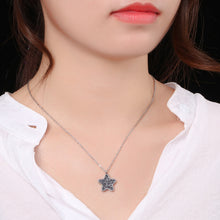 Load image into Gallery viewer, Fashion Simple Star 316L Stainless Steel Pendant with Cubic Zirconia and Necklace