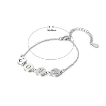 Load image into Gallery viewer, Fashion and Elegant Geometric Round Love 316L Stainless Steel Bracelet
