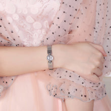 Load image into Gallery viewer, Fashion and Elegant Geometric Round Heart-shaped Mesh Belt 316L Stainless Steel Bracelet