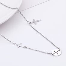 Load image into Gallery viewer, Simple Fashion Cross 316L Stainless Steel Necklace