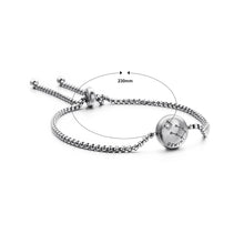 Load image into Gallery viewer, Fashion and Simple Twelve Constellation Gemini 316L Stainless Steel Bracelet with Cubic Zirconia