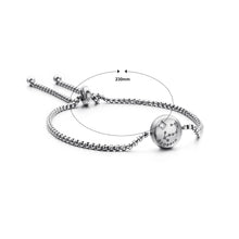 Load image into Gallery viewer, Fashion and Simple Twelve Constellation Scorpio 316L Stainless Steel Bracelet with Cubic Zirconia
