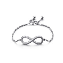 Load image into Gallery viewer, Simple Personality Infinity Symbol 316L Stainless Steel Bracelet