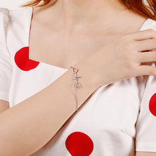 Load image into Gallery viewer, Simple and Cute Heart-shaped Cat Claw 316L Stainless Steel Bracelet