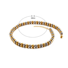Load image into Gallery viewer, Fashion Simple Two-color Geometric Round Bead 316L Stainless Steel Necklace