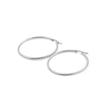 Load image into Gallery viewer, Simple and Fashion 50mm Geometric Circle 316L Stainless Steel Earrings