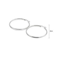 Load image into Gallery viewer, Simple Personality 50mm Geometric Circle 316L Stainless Steel Earrings