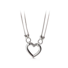 Load image into Gallery viewer, Simple and Fashion Hollow Heart-shaped 316L Stainless Steel Pendant with Necklace
