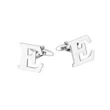 Load image into Gallery viewer, Simple Personality English Alphabet E Cufflinks