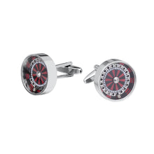 Load image into Gallery viewer, Fashion Creative Russian Lucky Big Turntable Shape Cufflinks