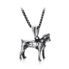 Load image into Gallery viewer, Fashion Personality Rottweiler Dog 316L Stainless Steel Pendant with Necklace