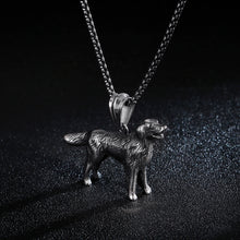 Load image into Gallery viewer, Fashion Personality Golden Retriever Dog 316L Stainless Steel Pendant with Necklace