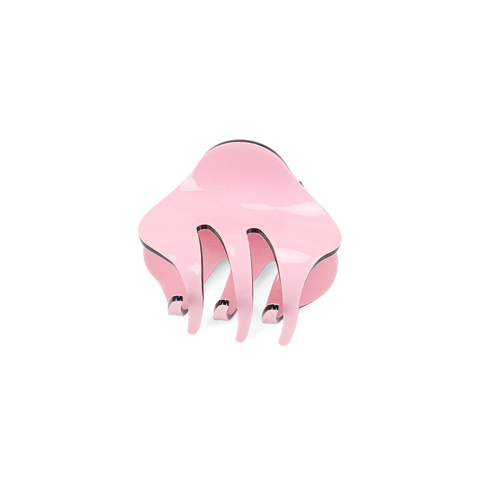 Simple and Cute Pink Geometric Small Hair Claw