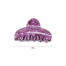 Load image into Gallery viewer, Fashion Simple Purple Pattern Geometric Hair Claw