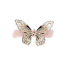 Load image into Gallery viewer, Fashion and Elegant Butterfly Hair Slide with Champagne Cubic Zirconia