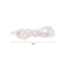 Load image into Gallery viewer, Simple and Fashion Light Pink Ribbon Hair Clip