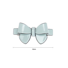 Load image into Gallery viewer, Fashion and Simple Light Green Ribbon Small Top Clip Hairpin