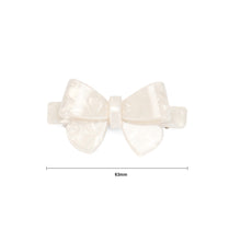 Load image into Gallery viewer, Fashion Simple White Ribbon Small Hair Slide