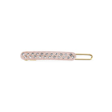 Load image into Gallery viewer, Simple and Fashion Pink Geometric Hair Clip with Cubic Zirconia
