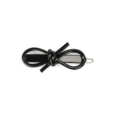 Simple Fashion Black Ribbon Hair Clip