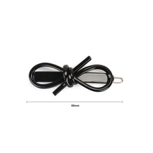 Load image into Gallery viewer, Simple Fashion Black Ribbon Hair Clip