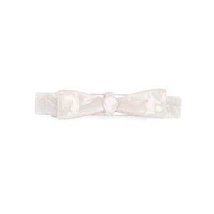 Simple and Fashion White Ribbon Hair Clip