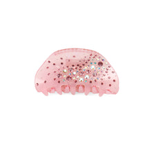 Load image into Gallery viewer, Fashion Simple Pink Geometric Hair Claw with Cubic Zirconia